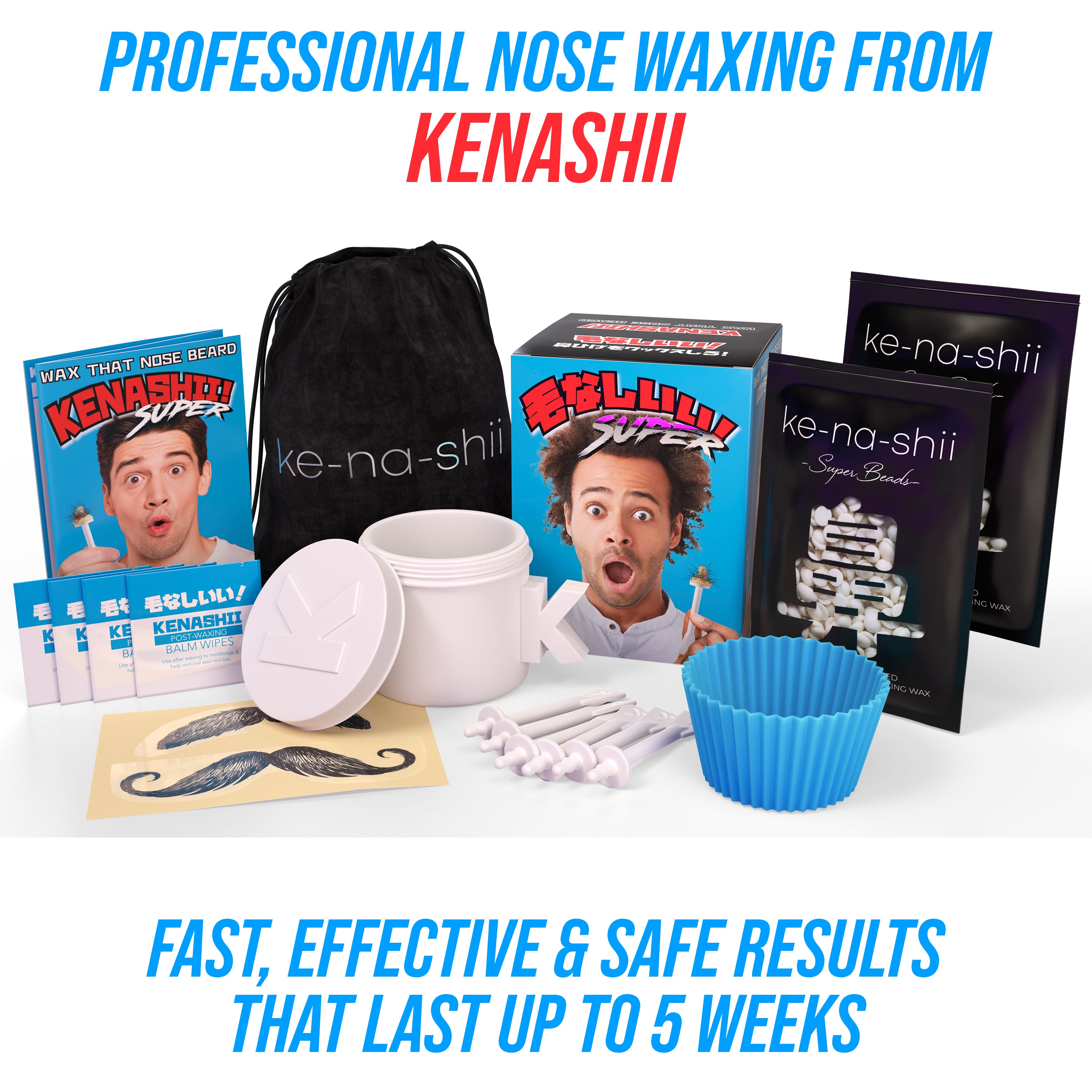 Kenashii Super Nose Waxing Kit